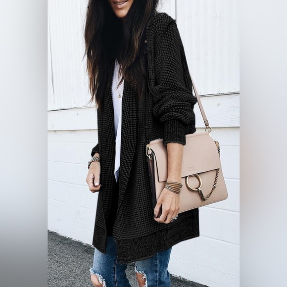 Knitted Long Cardigan - Picture 2 of 3